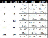 Women American Style Irregular Ripped Denim Long Pants