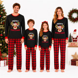 Christmas Family Matching Little Deer Letter Print Pajama Set