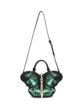 Women Butterfly Handbag Green Wing Crossbody Bag