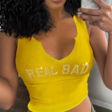 Women’s Summer Beaded Tank Top
