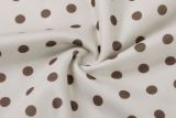Women’s Y2K Polka Dot Print Loose Drop Shoulder Striped Patchwork Hooded Jacket