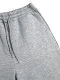 Women’s Fall Winter Casual Turndown Collar Top Drawstring Pocket Wide-Leg Pants Two-Piece Set