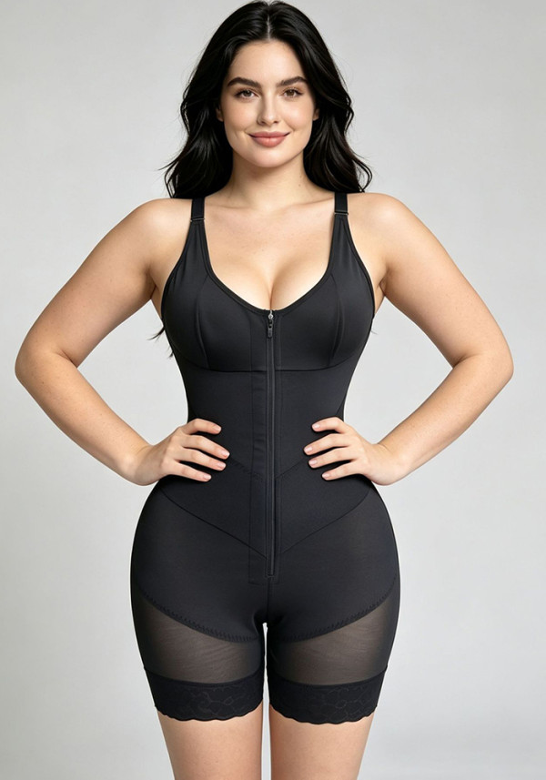 Women Body-shaping Fitted Shapewear One-piece Bodysuit