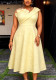 Plus Size Women One-shoulder Irregular Ruffle Jacquard Dress
