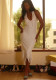 Women Fringe Sleeveless V Neck Cut Out Bodycon Dress