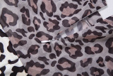 Women Summer Sexy Print Mesh Patchwork Jumpsuit