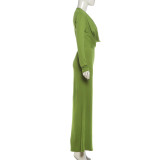 Women Autumn Sexy Cowl Neck Dress