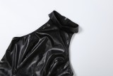 Women Autumn Sexy Off Shoulder Ruffle Irregular Dress