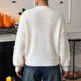 Women Halloween Autumn Winter Pumpkin Casual Outerwear Sweater