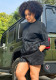 Women Summer Round Neck T-shirt Beaded Shorts Two Piece Set