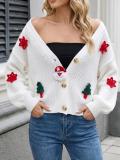 Women Christmas Autumn Winter Outerwear Knit Sweater