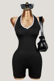 Women’s Low Back One Piece Butt Lift Yoga Fitness Tight Fitting Romper