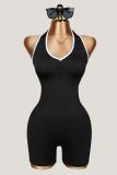 Women’s Low Back One Piece Butt Lift Yoga Fitness Tight Fitting Romper