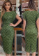Women’s Sexy Slim Fit Sequin Dress Party Evening Dress