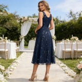Women’s Casual Chic Mesh Evening Dress Party Dress (Made after Order ,need 2–4 DAYS)