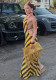 Women Summer Sexy Irregular Backless Halter Neck Print Dress