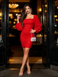 Women Long Sleeve Bodycon Dress