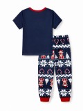 Family Wear Christmas Plaid Print Long Sleeve Top & Pants Pajama Set