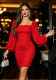 Women Long Sleeve Bodycon Dress
