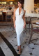 Women Autumn French Sexy Backless Dress