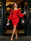 Women Long Sleeve Bodycon Dress