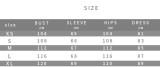 Women Summer Casual Polka Dot Print Turndown Collar Bell Bottom Long Sleeve Patchwork Bodycon Dress