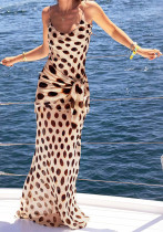 Women Summer Polka Dot Sexy Spaghetti Strap Dress Women Summer Polka Dot Sexy Spaghetti Strap Dress