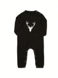 Family Wear Christmas Plaid Letter Print Long Sleeve Top & Pants Pajama Set