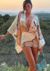 Women Summer Sexy Irregular Backless Cutout V Neck Dress