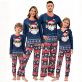 Family Wear Christmas Print Long Sleeve Top & Pants Pajama Set