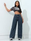 Women Casual Bell Bottom Denim Pants