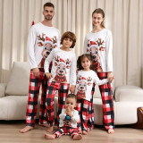 Family Wear Christmas Print Long Sleeve Top & Pants Pajama Set