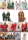 Family Wear Christmas Print Long Sleeve Top & Pants Pajama Set