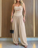 Women Casual Cutout Wide Leg Jumpsuit