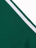 Women Autumn Winter Casual Color Block Top and Wide Leg Pants Two Piece Set