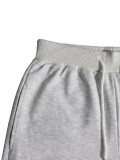 Women Casual Knitting Autumn Winter Crop Top and Wide Leg Pant Two Piece Set