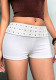 Women Casual Punk Rivet Shorts
