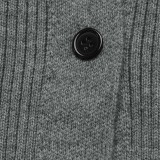 Women Knitting Autumn Winter High Neck Sweater Coat