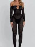 Women Mesh Sexy Jumpsuit