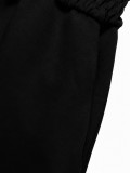 Women Autumn Winter Casual Color Block Top and Wide Leg Pants Two Piece Set