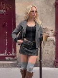 Women High Neck Coat