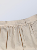 Women’s Fashion Elastic Waist Lantern Leg Harem Cropped Pants Casual Jogger Pants