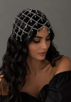 Women’s Mesh Hair Chain Sparkling Rhinestone Teardrop Pendant Bridal Headband Women’s Mesh Hair Chain Sparkling Rhinestone Teardrop Pendant Bridal Headband