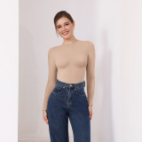 Women’s Fall Winter Long Sleeve Round Neck Bodysuit