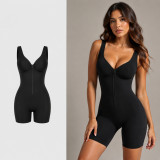Women’s Seamless High Compression Shaping Tummy Control Sleeveless Zip-Up Bodysuit