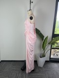 Women’s Fall Chic Formal Party Sexy Elegant Slim Waist Bodycon Maxi Dress