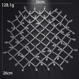 Women’s Mesh Hair Chain Sparkling Rhinestone Teardrop Pendant Bridal Headband