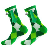 Women Valentine's Day Heart Print Mid-Calf Socks