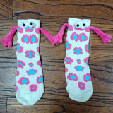 Women Valentine's Day Heart Print Mid-Calf Socks