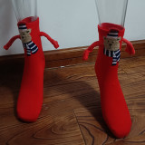 Women Christmas Socks Fall Winter Cotton Mid-Calf Socks